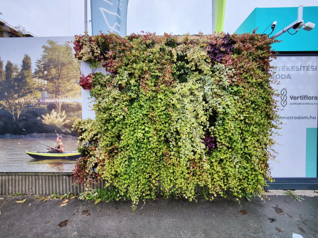 kültéri növényfal