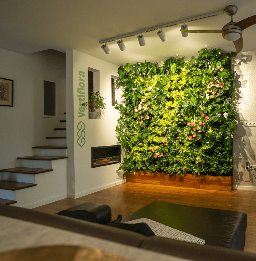 Félautomata üzemelésű Vertiflora zöldfal